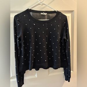 H&M polka dot sweater